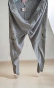 Markowe szare getry legginsy Infinity damskie r 40/42 L/XL bawełna