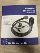 Prysznic turystyczny PORTABLE SHOWER SET 3.7V | Kemping, działka, auto