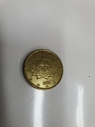 2002 Italy Euro 50 Cents Marcus Aurelius Coin,  -