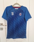 T-shirt koszulka do gry w piłkę nożną 10 Island Islandia 158/164 cm
