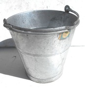 Wiadro studzienne ocynkowane OFNE Olkusz, 10 l, wzmocnione