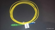KABEL PRZEWÓD ŚWIATŁOWODOWY ŚWIATŁOWÓD PATCHCORD SC/APC-SC/APC SIMPLEX 0,5M