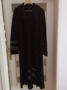 Długi czarny kardigan sweter M/L (R38/42)