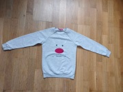 Bluza świąteczna z reniferem dla dziewczynki rozm. 134