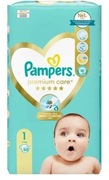 Pampers premium care 1; 2-5kg, 50 szt.