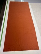 Pasek materiału tkaniny welur pomarańczowy