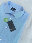 NOWA z metką duża (5XL) wizytowa niebieska męska koszula C&A premium