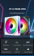 Wentylator ARGB UPSIREN PF-14 PRISM 4PRO 140mm 4pin pwm