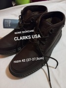 Nowe męskie trzewiki Clarks z USA rozm 42 (27-27,5cm)
