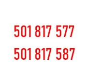 501 817 577 i 501 817 587  2 Złote, Podobne numery 