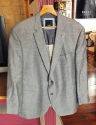 DIGEL cudna marynarka z dodatkiem wełny i lnu r.50