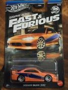 Nowy Nissan Silvia (S15) Hot Wheels Fast & Furious Grafhic Remix model 4/5