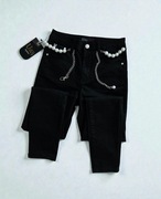 Jeansy UiUj skinny fit -5kg czarne r. 30