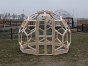Kopuła geodezyjna szklarnia namiot sferyczny zadaszenie jacuzzi igloo