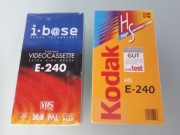 Kaseta VHS Kodak 240, i-bose 240 nowe  oryginalnie zafoliowane.