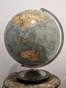 Duży, podświetlany globus Art Deco