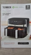 Frytkownica beztłuszczowa airfryer Tower T17088 9 litrów , dwie komory