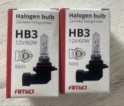 Żarówki HB3 Amio nowe
