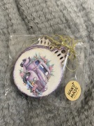 Ręcznie robione bombki drewniane z motywem auta 6 szt