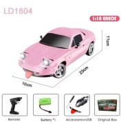 Miata 1:18 Mazda MX5 RC drift z LED 2.4GHz gyro zdalnie sterowane