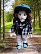 Laleczka chłopczyk szmaciana