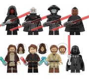 Zestaw Figurek | Darth Vader | Obi Wan | 8 Figurek | Klocki Star Wars