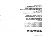 Katalog części kombajn deutz fahr M 66, M 66 S