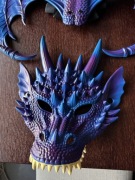 zestaw kostiumowy smoka dla dzieci, składający się ze skrzydeł, ogona i mas