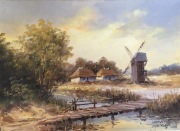 Obraz olejny-pejzaż J.Fijałkowski 