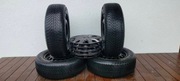 felgi stalowe 14" 4x114,3 + opony całoroczne FULDA 175/65 R14 + kołpaki