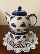 Czajnik z podgrzewaczem ceramika bolesławiecka