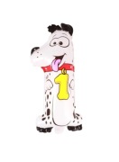 Balon foliowy jedynka balon piesek 1 balonik na roczek pies 41 cm, 2 sztuki