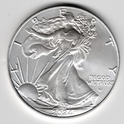 Amerykański orzeł 2024r - 1uncja srebra