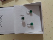 kolczyki, zawieszka, pierścionek, srebro Apart