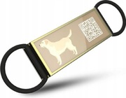 Identyfikator dla psa z kodem QR nieśmiertelnik adresówka na smycz 