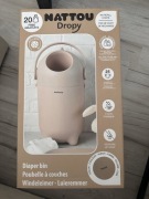 Nattou Dropy - kosz na pieluchy 20l Taupe