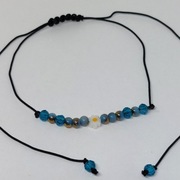 Bransoletka ręcznie robiona koraliki szklane