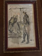 Antoni Uniechowski Akwarela