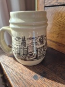 Kufel ceramiczny z rysunkiem