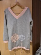 Tunika lub sukienka szara.