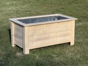 Donica drewniana z folią 110x60x52cm