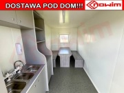 Przyczepa mobilna stołówka na budowę eventy zaplecze plac dla ochrony 