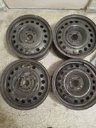 Felgi stalowe KFZ 6435, 6J x 15", ET43, czarne (dedykowane do Opla)