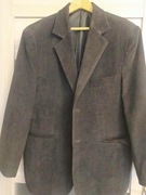 Marynarka ze sztruksu drobnego męska kolor Grafitowy R 176 48