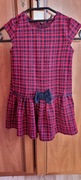 Sukienka w kratkę 