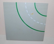 LEGO płyta drogowa ulica zakręt 32x32  