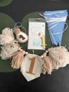 Akcesoria na roczek dla chłopca boho