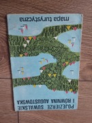 Mapa pojezierze suwalskie i równina augustowska rok wydania 1977