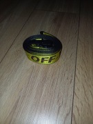 Pasek off white belt yellow