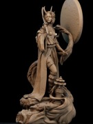 Figurka druk 3D żywica " Oni NSFW Version - F803 "- 120 mm